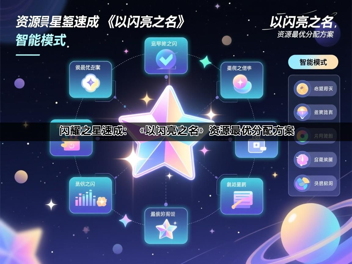 闪耀之星速成：《以闪亮之名》资源最优分配方案