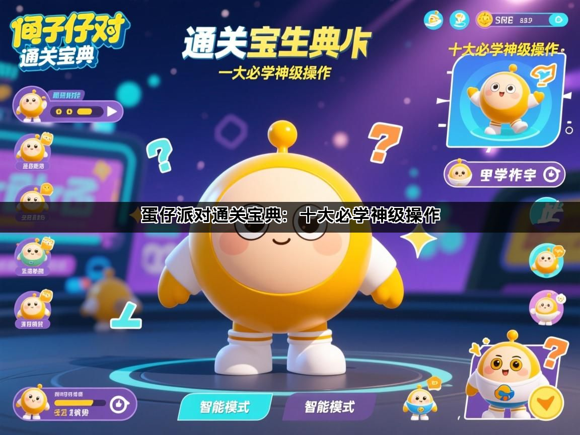 蛋仔派对通关宝典：十大必学神级操作