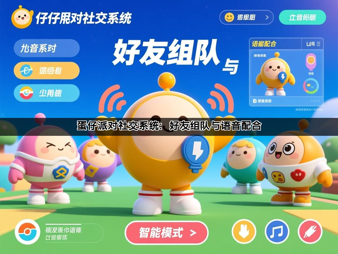 蛋仔派对社交系统：好友组队与语音配合(图1)