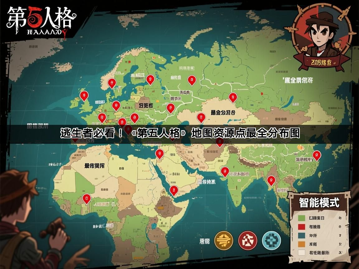 逃生者必看！《第五人格》地图资源点最全分布图