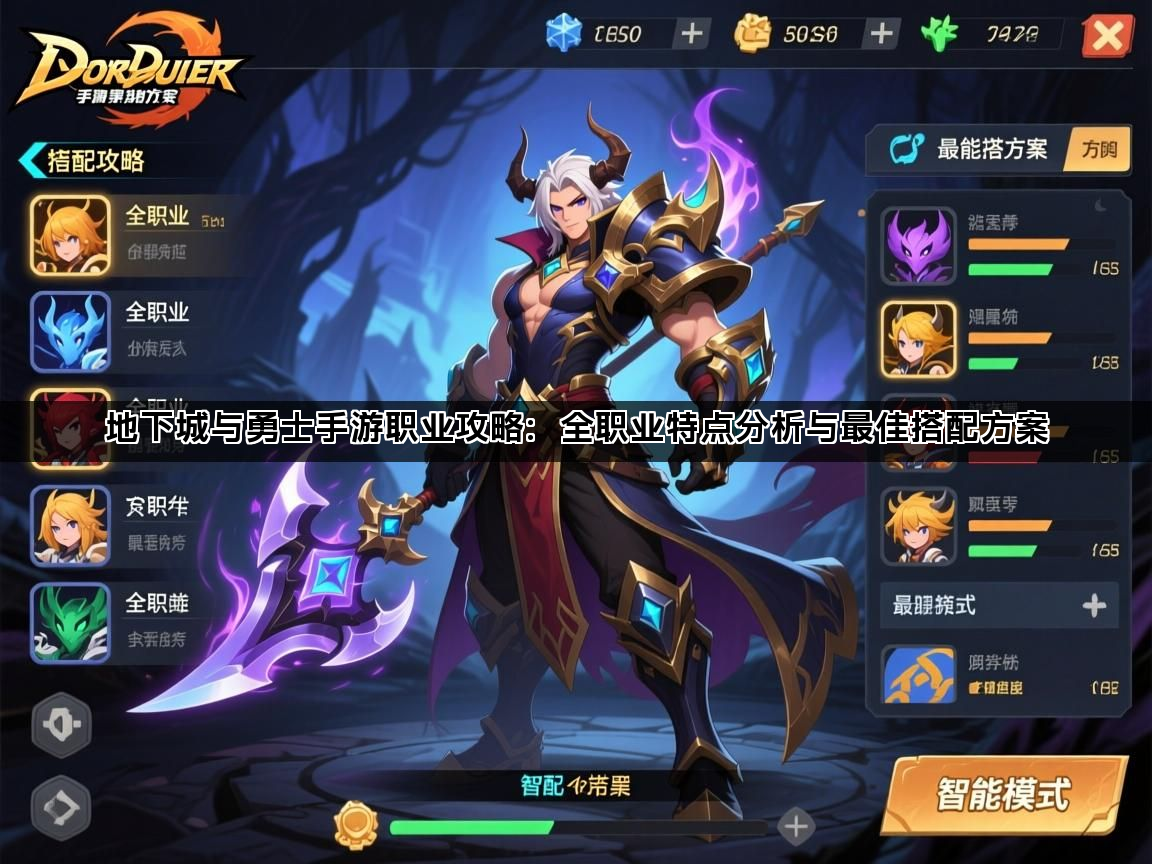 地下城与勇士手游职业攻略：全职业特点分析与最佳搭配方案(图1)