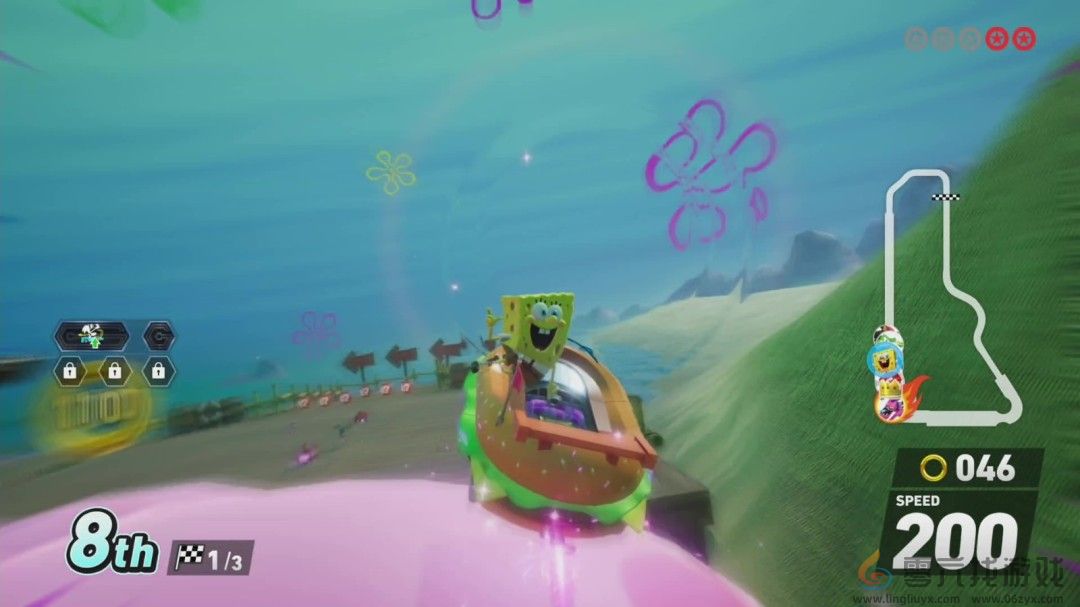 《索尼克赛车：交叉世界》新DLC发布 海绵宝宝参战(图3)