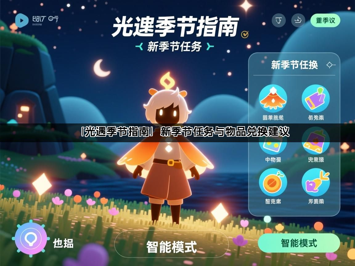 「光遇季节指南」新季节任务与物品兑换建议
