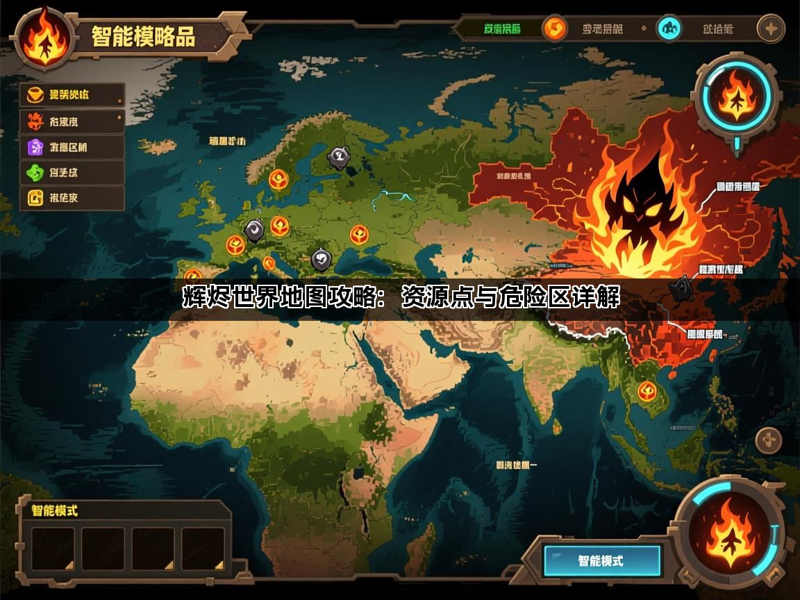 辉烬世界地图攻略：资源点与危险区详解(图1)