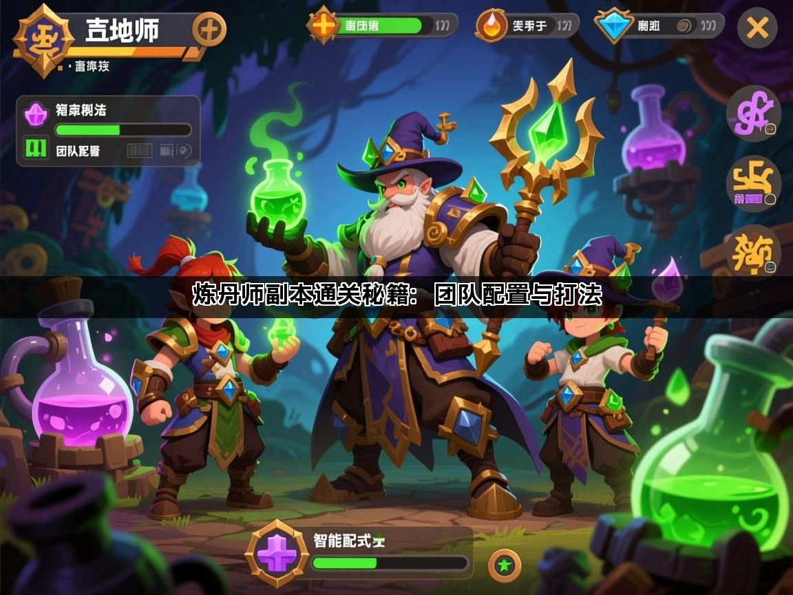 炼丹师副本通关秘籍：团队配置与打法